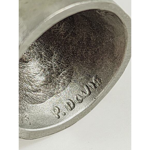 Rawcliffe Angel Candle Snuffer Extinguisher Pewter P. Davis 1979 Douter 8 3/4" - Picture 14 of 14